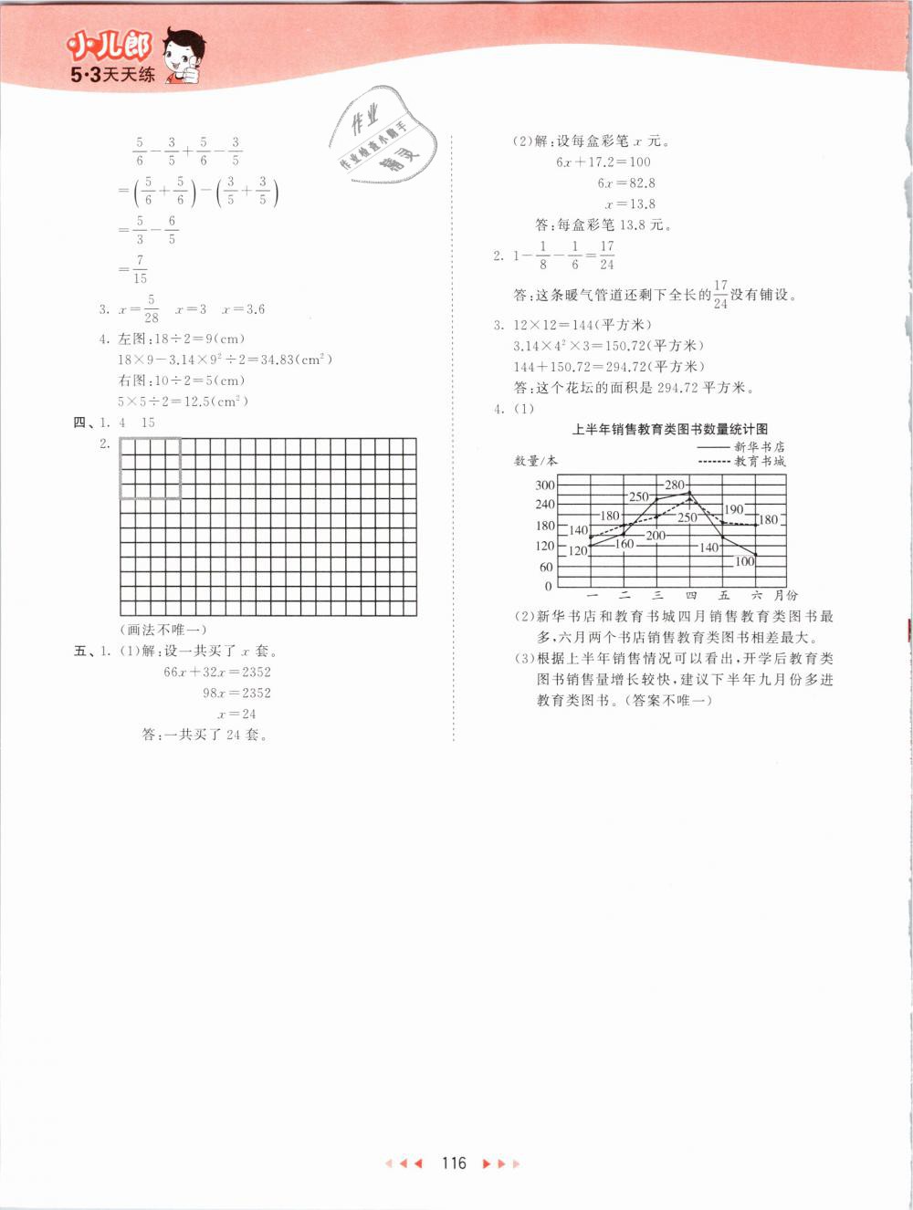 2019年53天天練小學數(shù)學五年級下冊蘇教版 第24頁