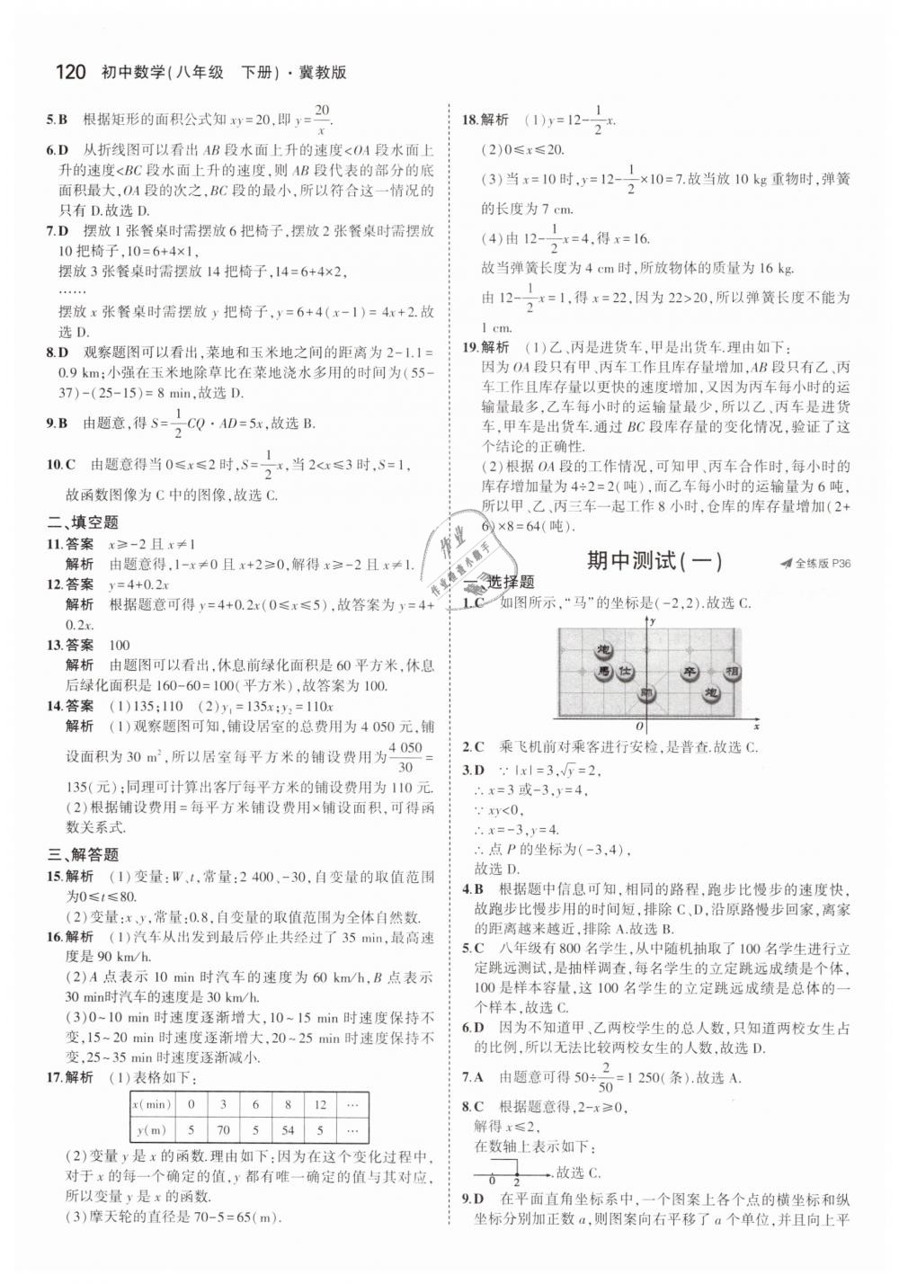 2019年5年中考3年模擬初中數(shù)學(xué)八年級下冊冀教版 第14頁