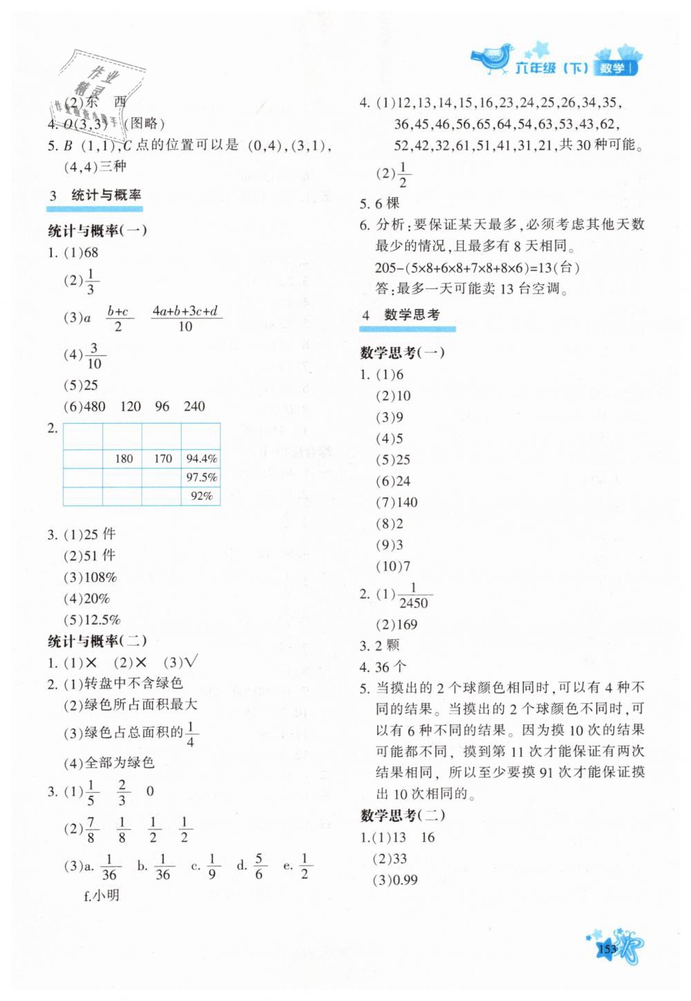 2019年新教材同步導(dǎo)學(xué)優(yōu)化設(shè)計(jì)課課練六年級(jí)數(shù)學(xué)下冊(cè)人教版 第19頁(yè)