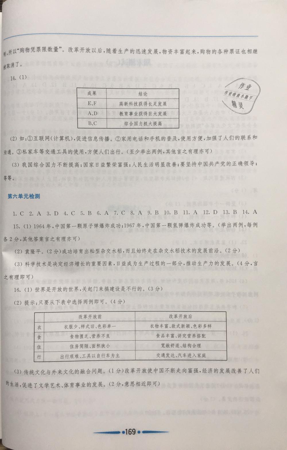 2019年新课程学习指导八年级中国历史下册人教版 第17页