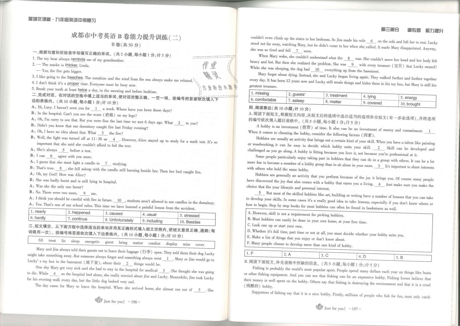 2019年蓉城優(yōu)課堂給力A加九年級英語中考總復(fù)習(xí)人教版 第99頁