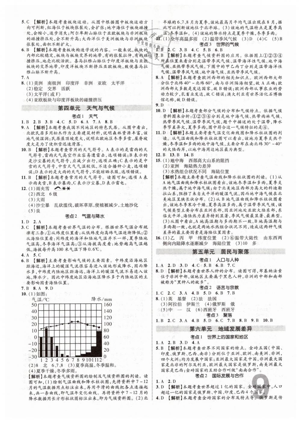 2019年中考加速度九年級地理 第9頁