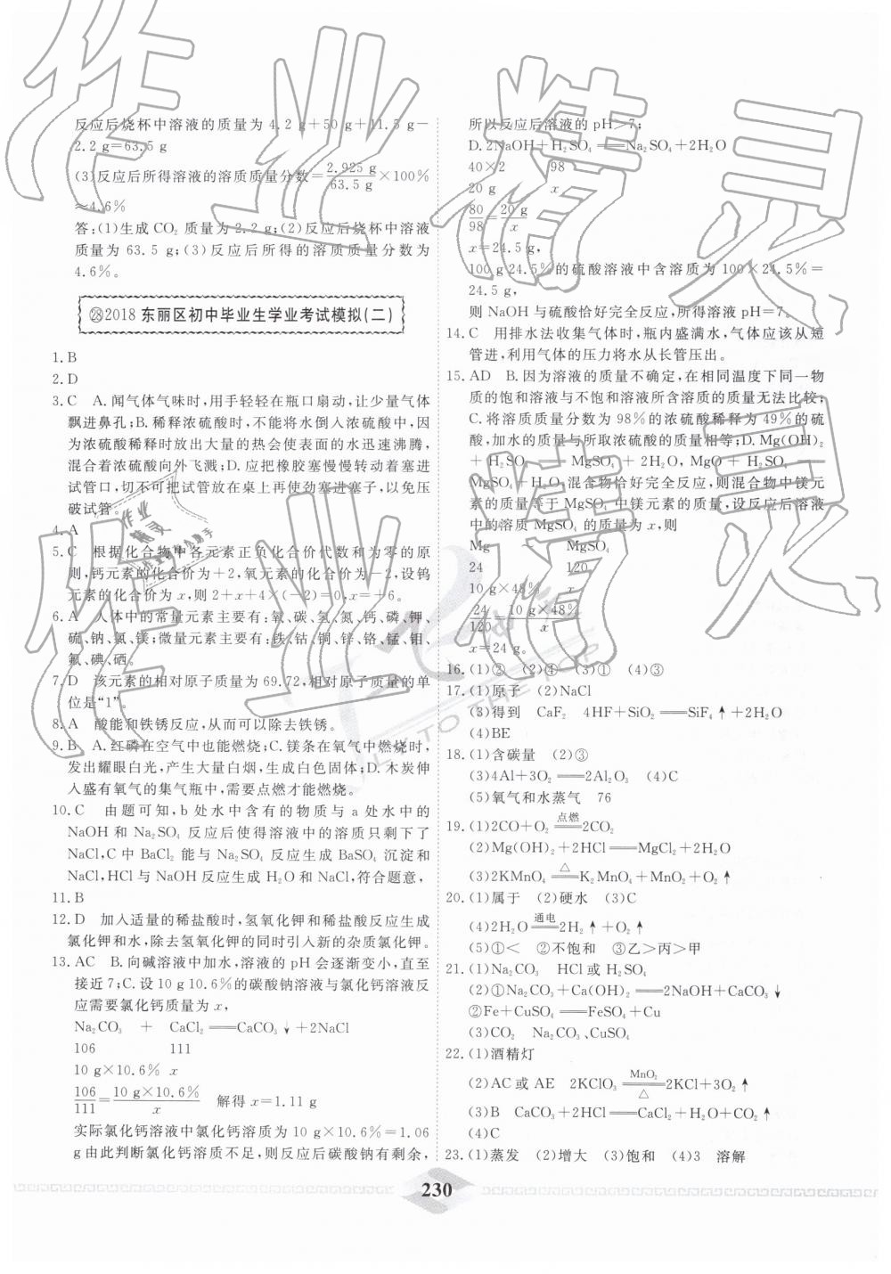 2019年一飛沖天中考模擬試題匯編化學 第38頁