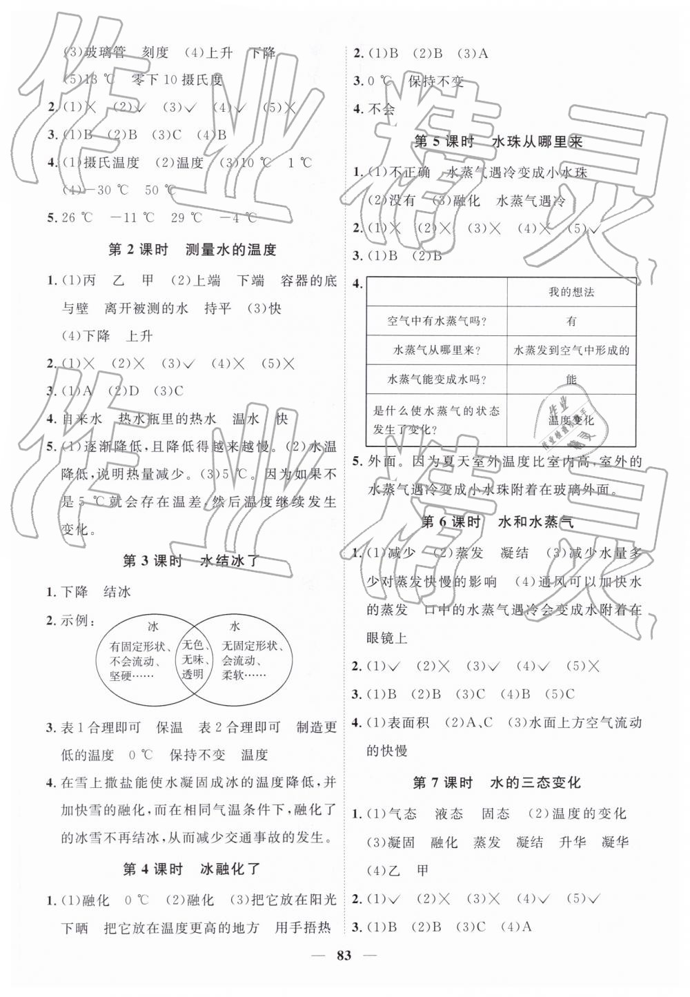 2019年陽(yáng)光同學(xué)課時(shí)優(yōu)化作業(yè)三年級(jí)科學(xué)下冊(cè)教科版 第5頁(yè)