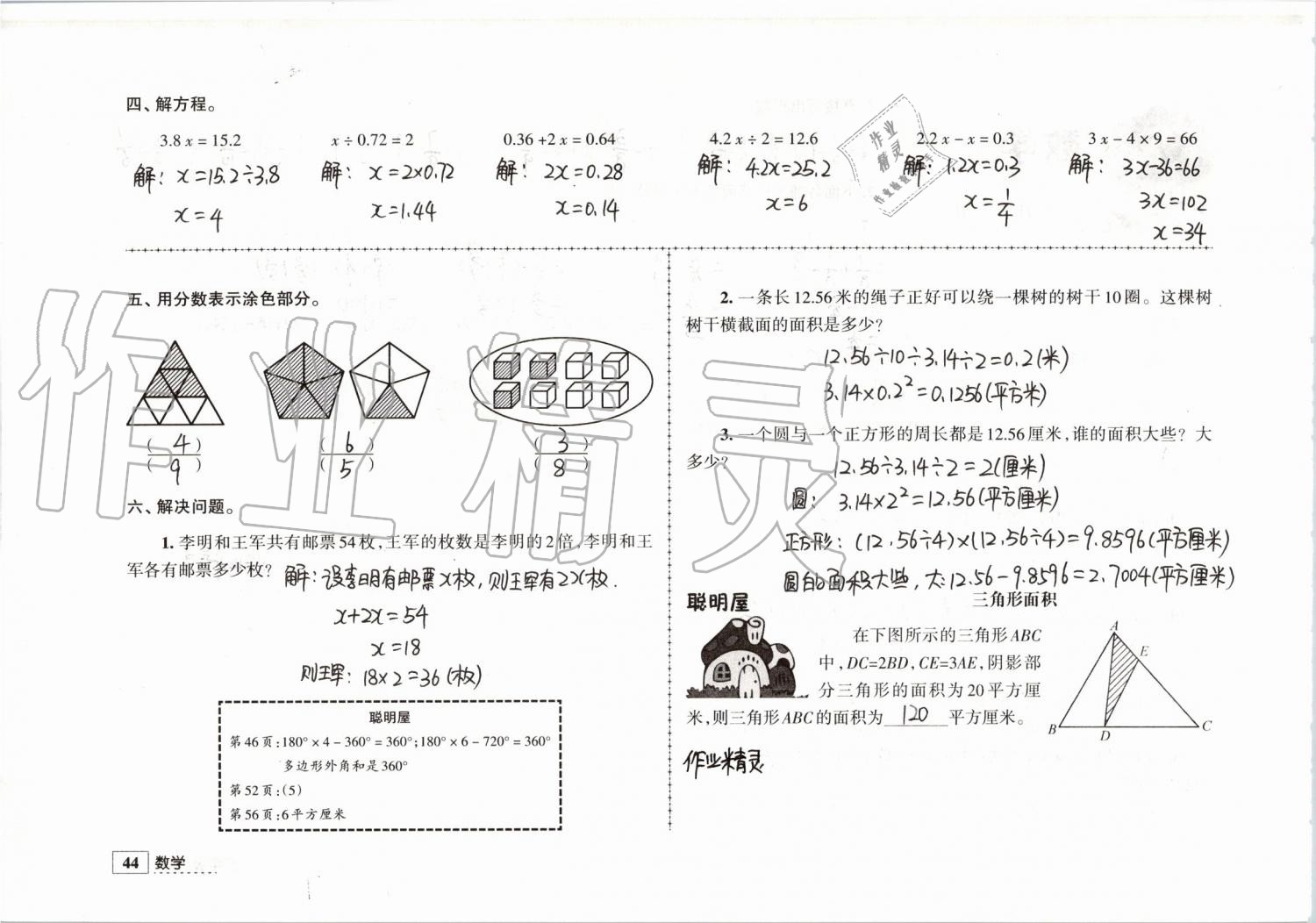 2019年学习与探究暑假学习五年级江苏人民出版社 第21页