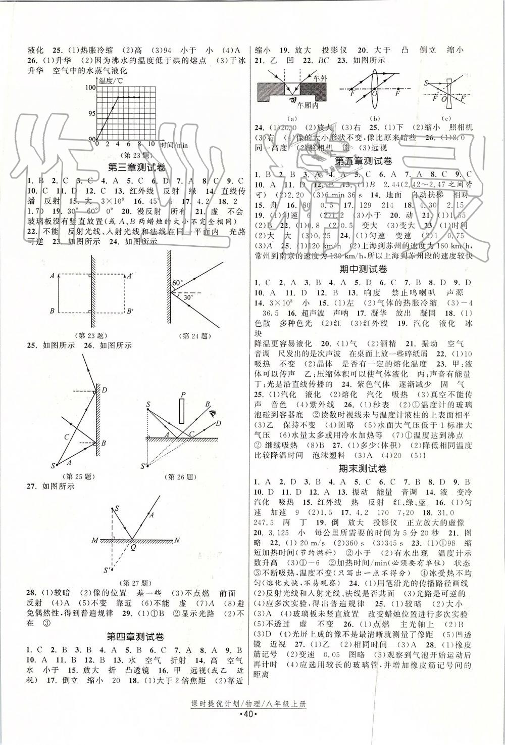 2019年課時提優(yōu)計劃作業(yè)本八年級物理上冊蘇科版 第8頁