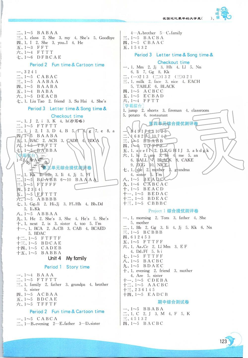 2019年實(shí)驗(yàn)班提優(yōu)訓(xùn)練三年級英語上冊譯林版 第2頁