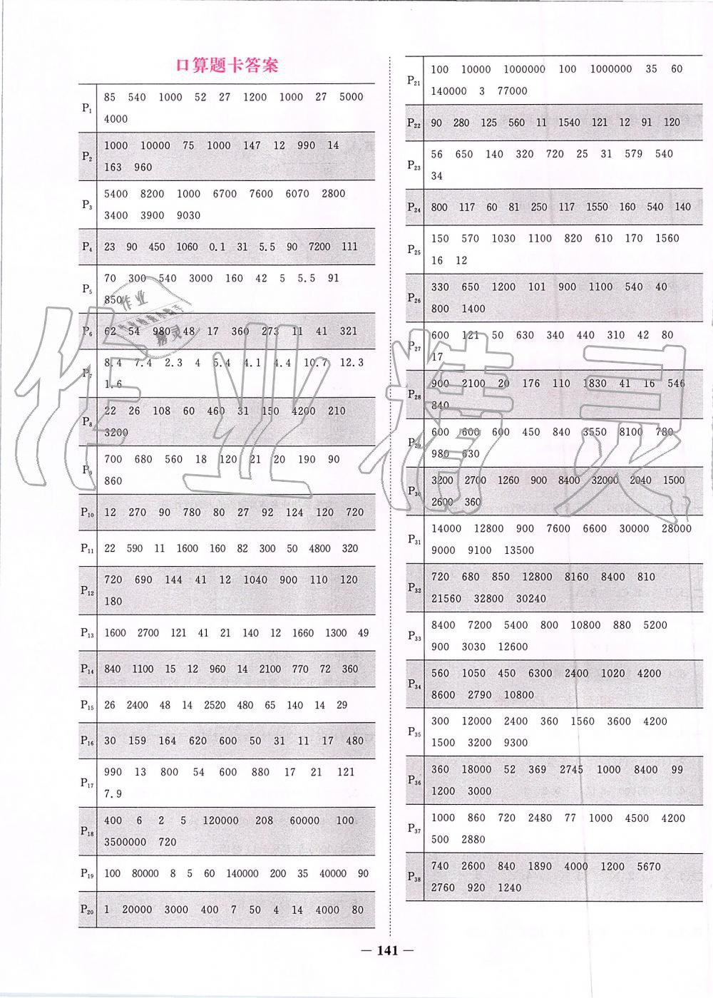 2019年陽(yáng)光同學(xué)課時(shí)優(yōu)化作業(yè)四年級(jí)數(shù)學(xué)上冊(cè)人教版 第23頁(yè)