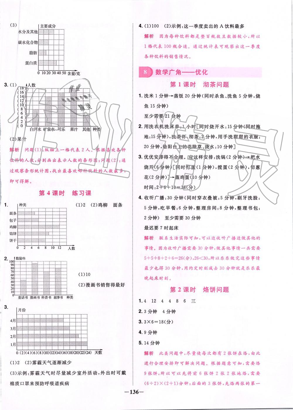 2019年阳光同学课时优化作业四年级数学上册人教版 第18页