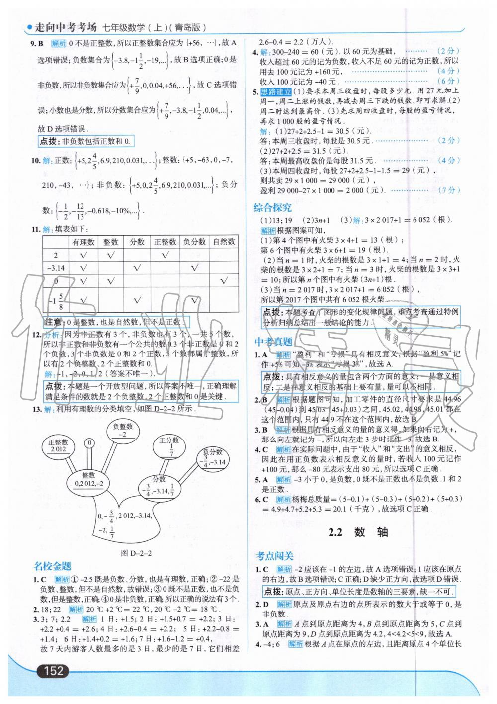 2019年走向中考考場七年級數學上冊青島版 第6頁