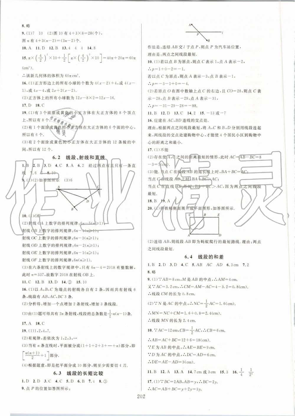 2019年全優(yōu)方案夯實與提高七年級數(shù)學上冊浙教版 第18頁