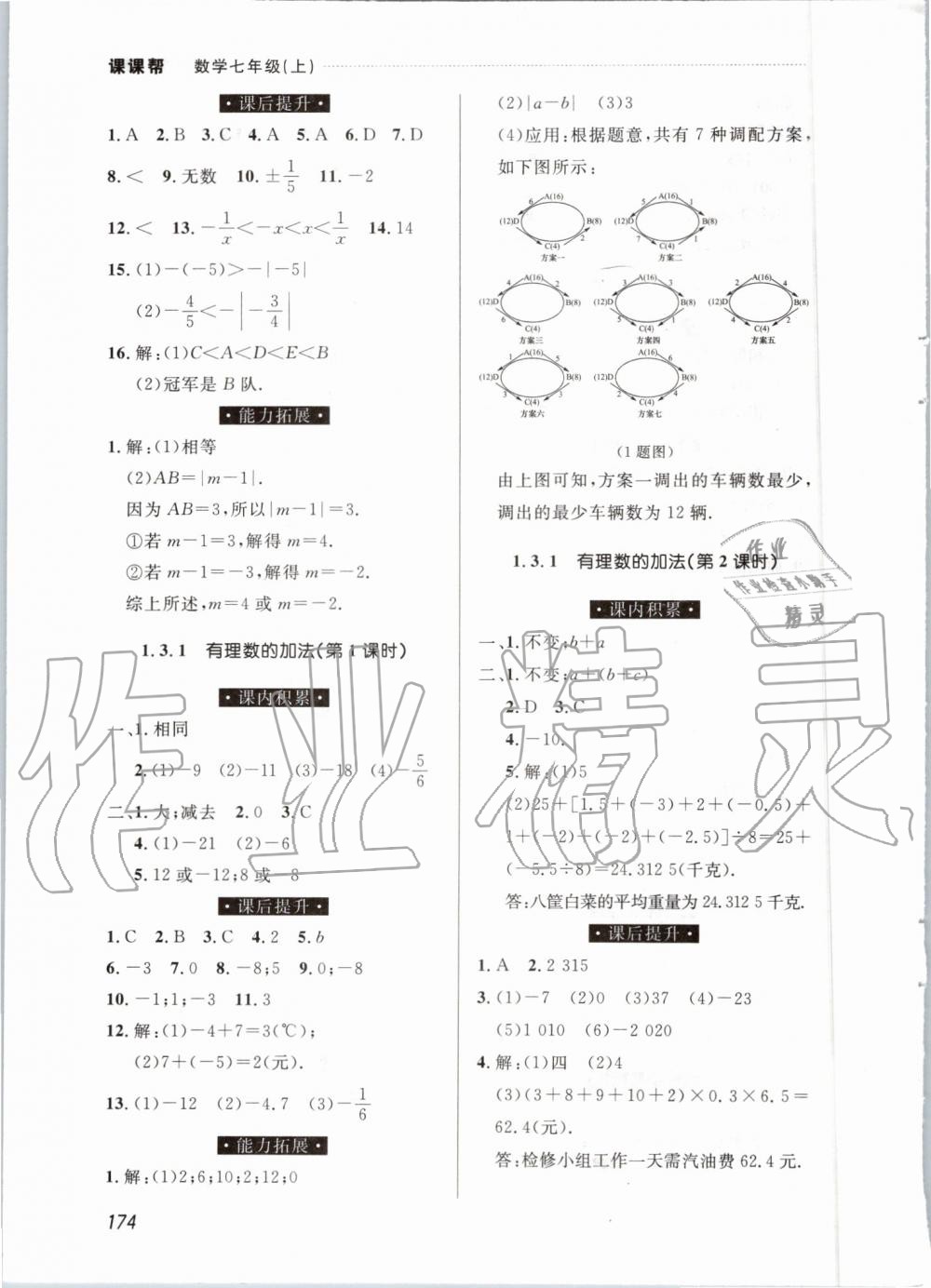 2019年中考快遞課課幫七年級數(shù)學(xué)上冊人教版 第4頁