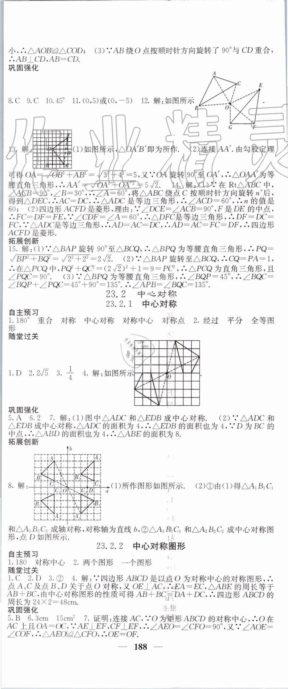 2019年课堂点睛九年级数学上册人教版 第17页