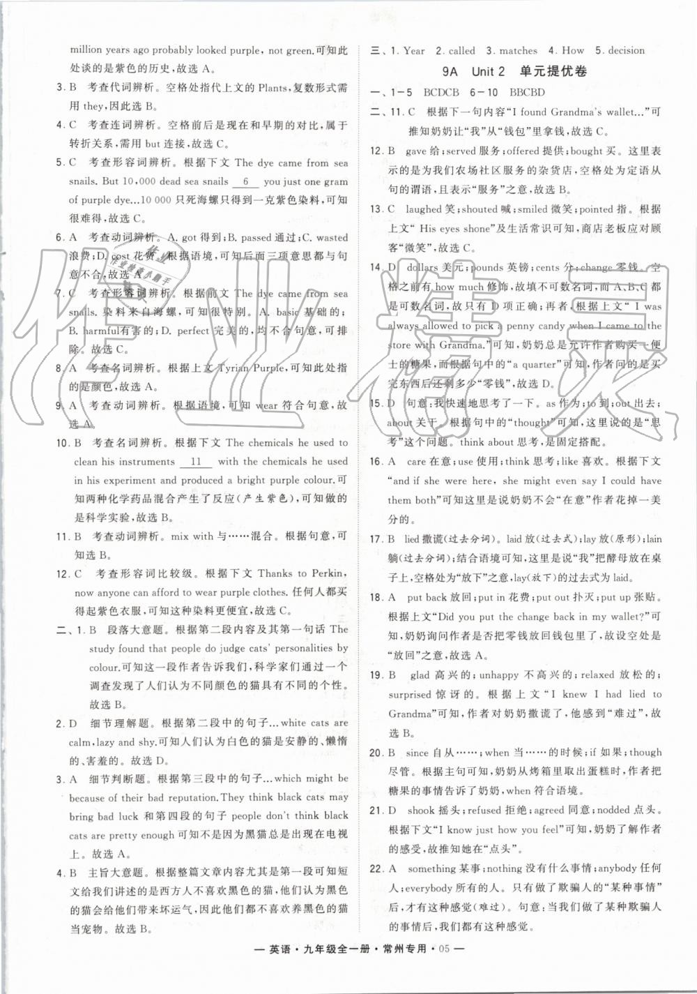 2019年经纶学典学霸组合训练九年级英语全一册译林版常州专用 第5页