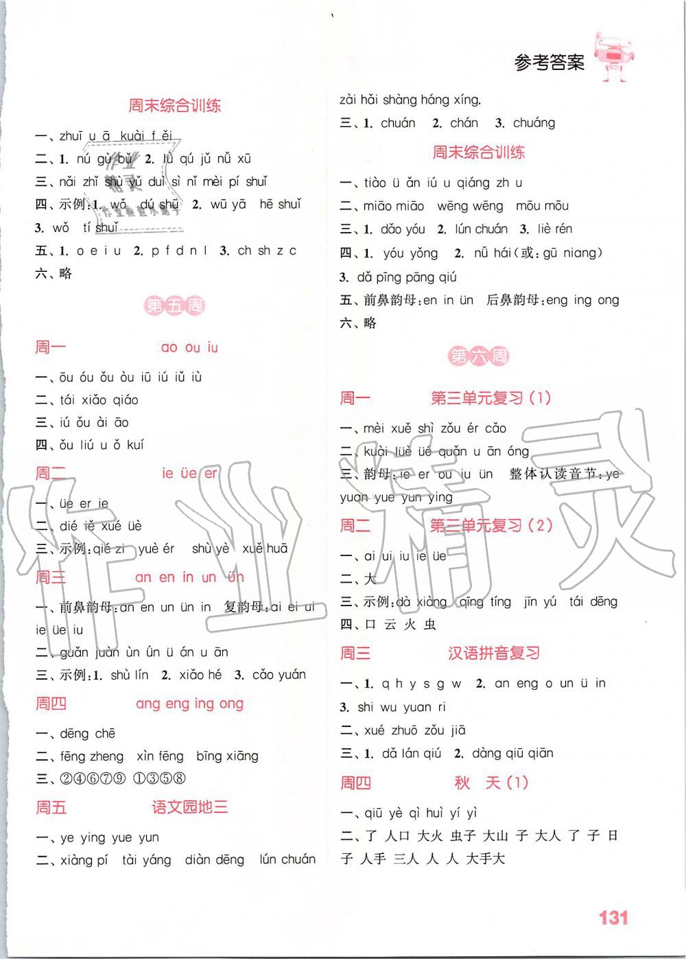 2019年小學(xué)語(yǔ)文默寫能手一年級(jí)上冊(cè)人教版江蘇專用 第3頁(yè)