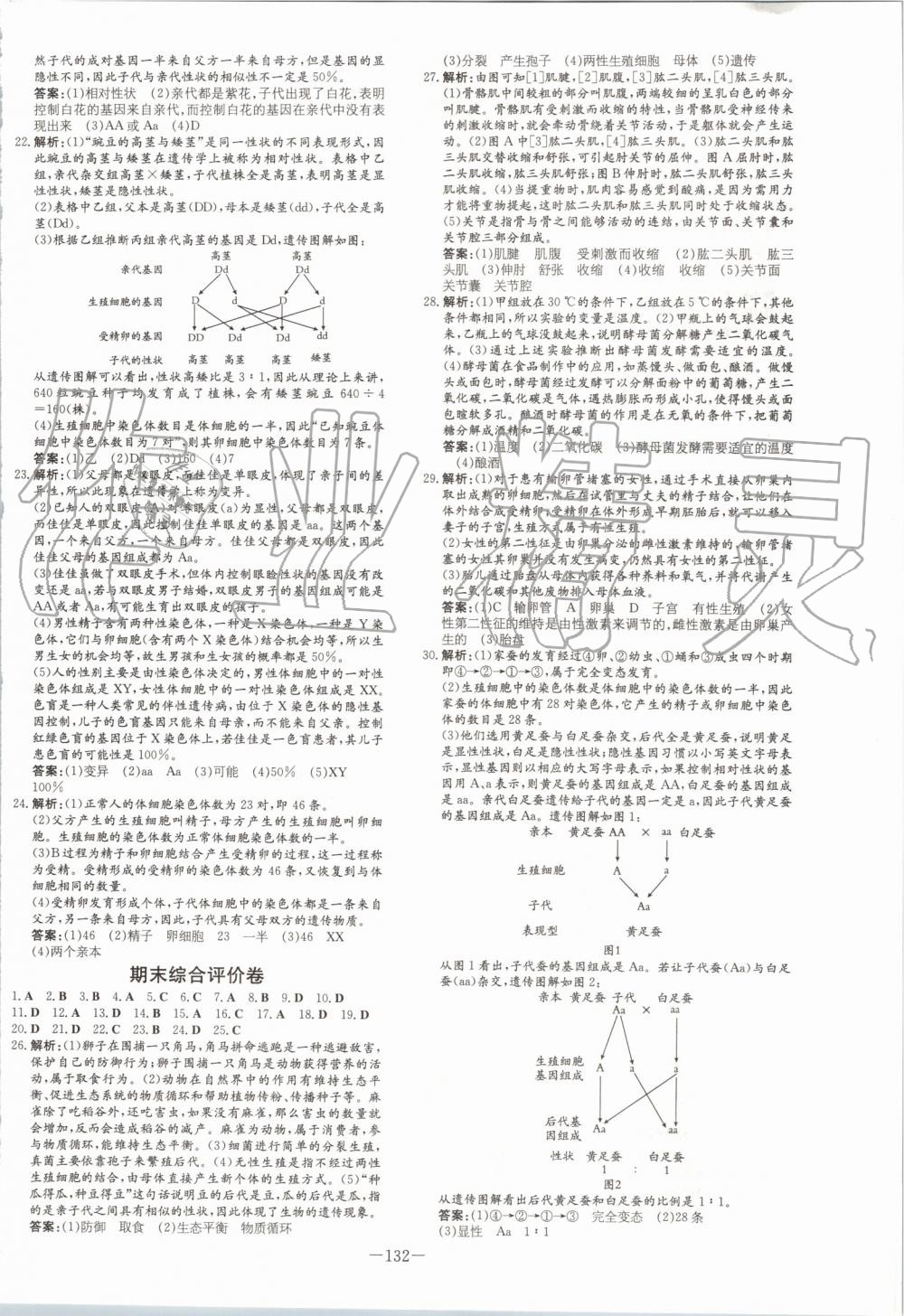 2019年初中同步學(xué)習(xí)導(dǎo)與練導(dǎo)學(xué)探究案八年級生物上冊北師大版 第16頁