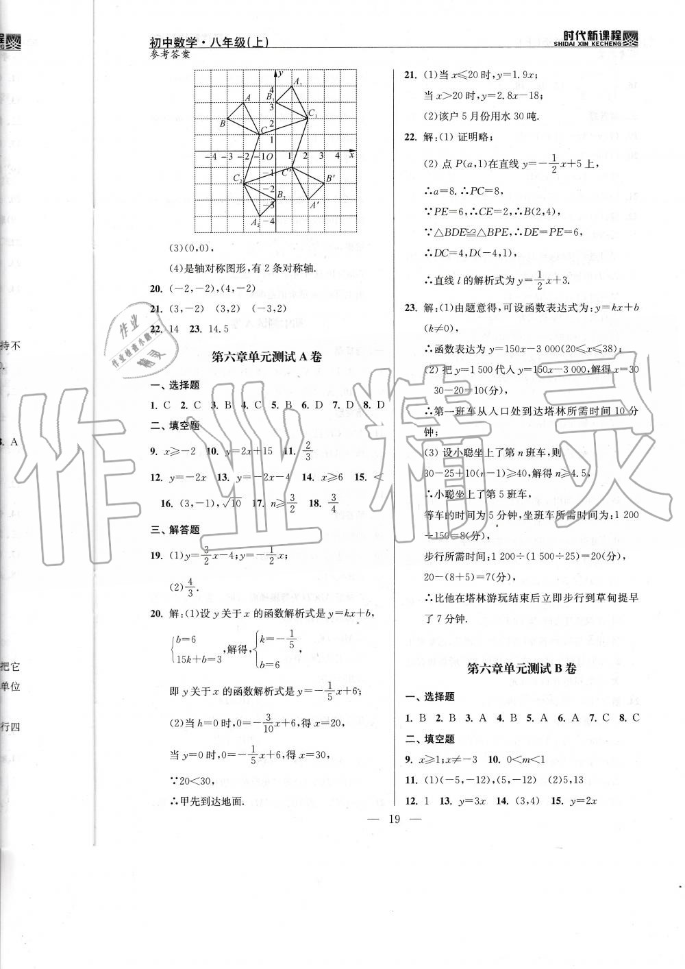 2019年时代新课程初中数学八年级上册苏科版 第19页