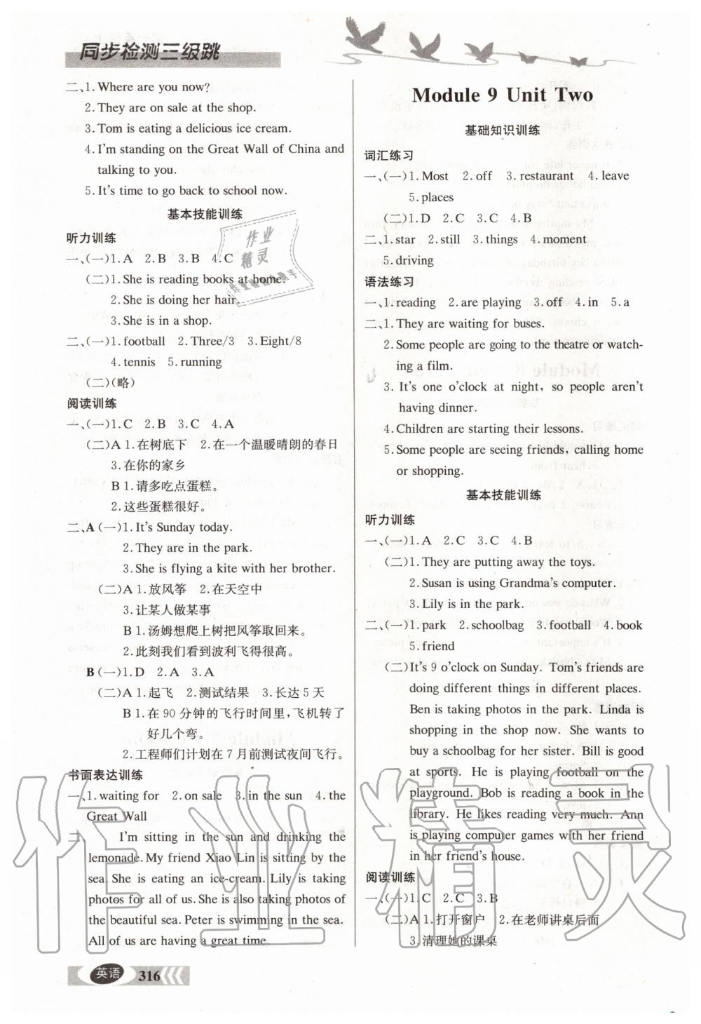 2019年同步检测三级跳初一英语上册北京课改版 第25页