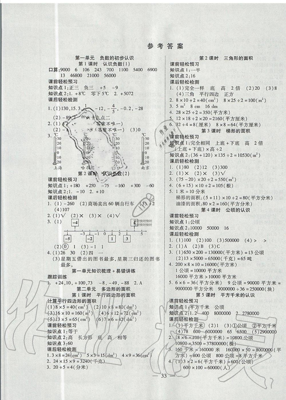 2019年激活思維智能訓(xùn)練五年級(jí)數(shù)學(xué)上冊(cè)蘇教版 第1頁(yè)