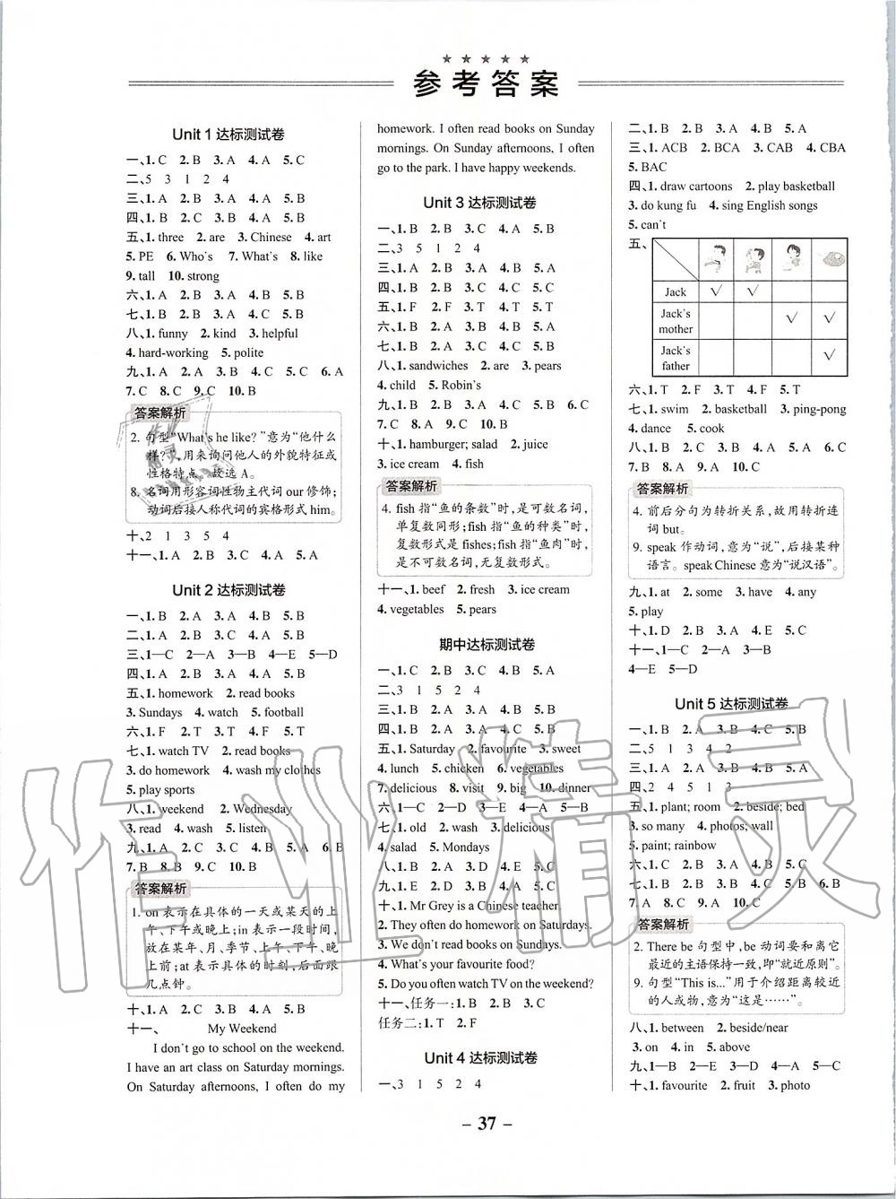 2019年小學(xué)學(xué)霸作業(yè)本五年級(jí)英語(yǔ)上冊(cè)人教版 第17頁(yè)