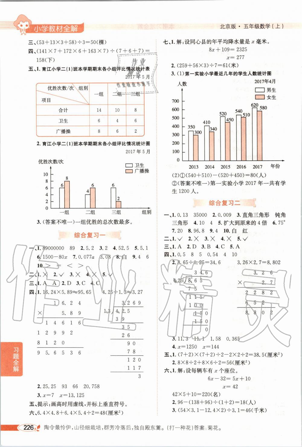 2019年小學(xué)教材全解五年級數(shù)學(xué)上冊北京課改版 第12頁