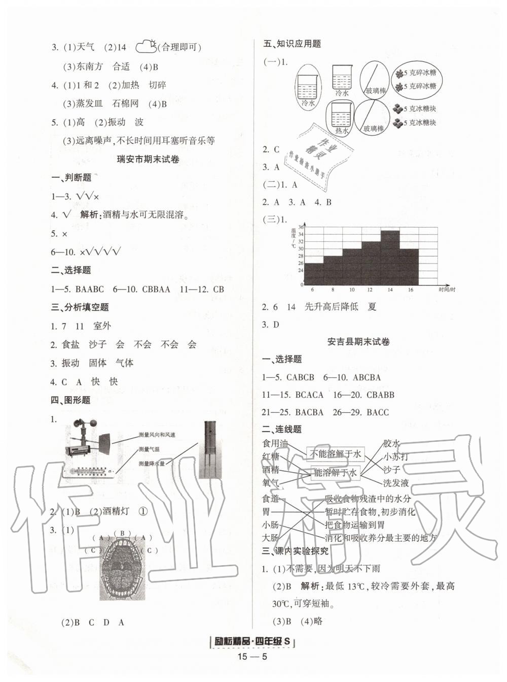 2019年勵(lì)耘書業(yè)浙江期末四年級(jí)科學(xué)上冊(cè)教科版 第5頁(yè)