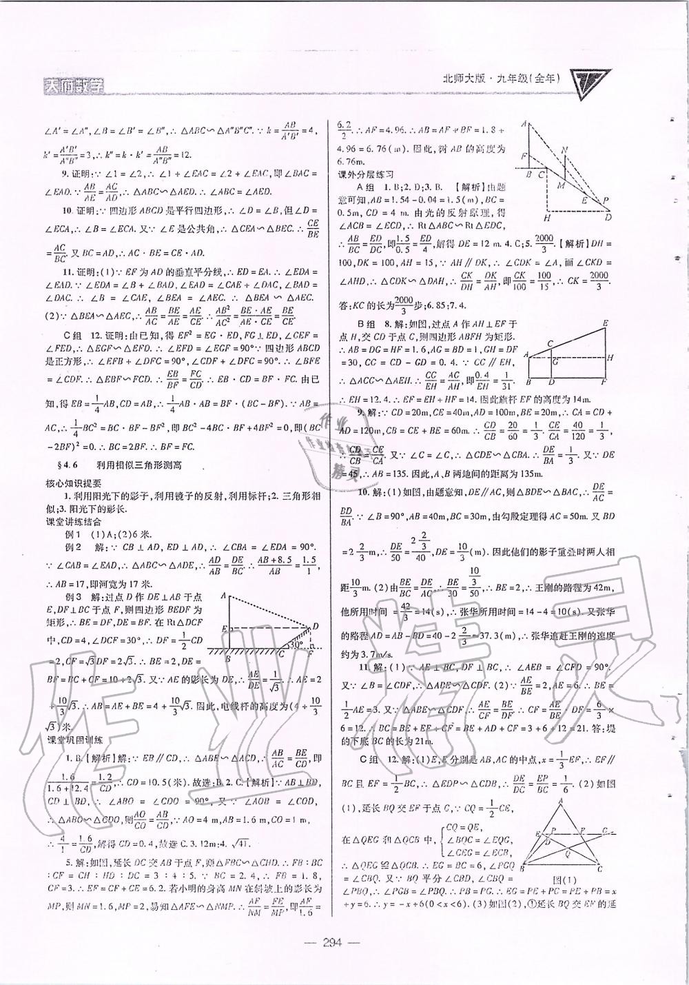 2019年天府数学九年级全一册北师大版 第29页