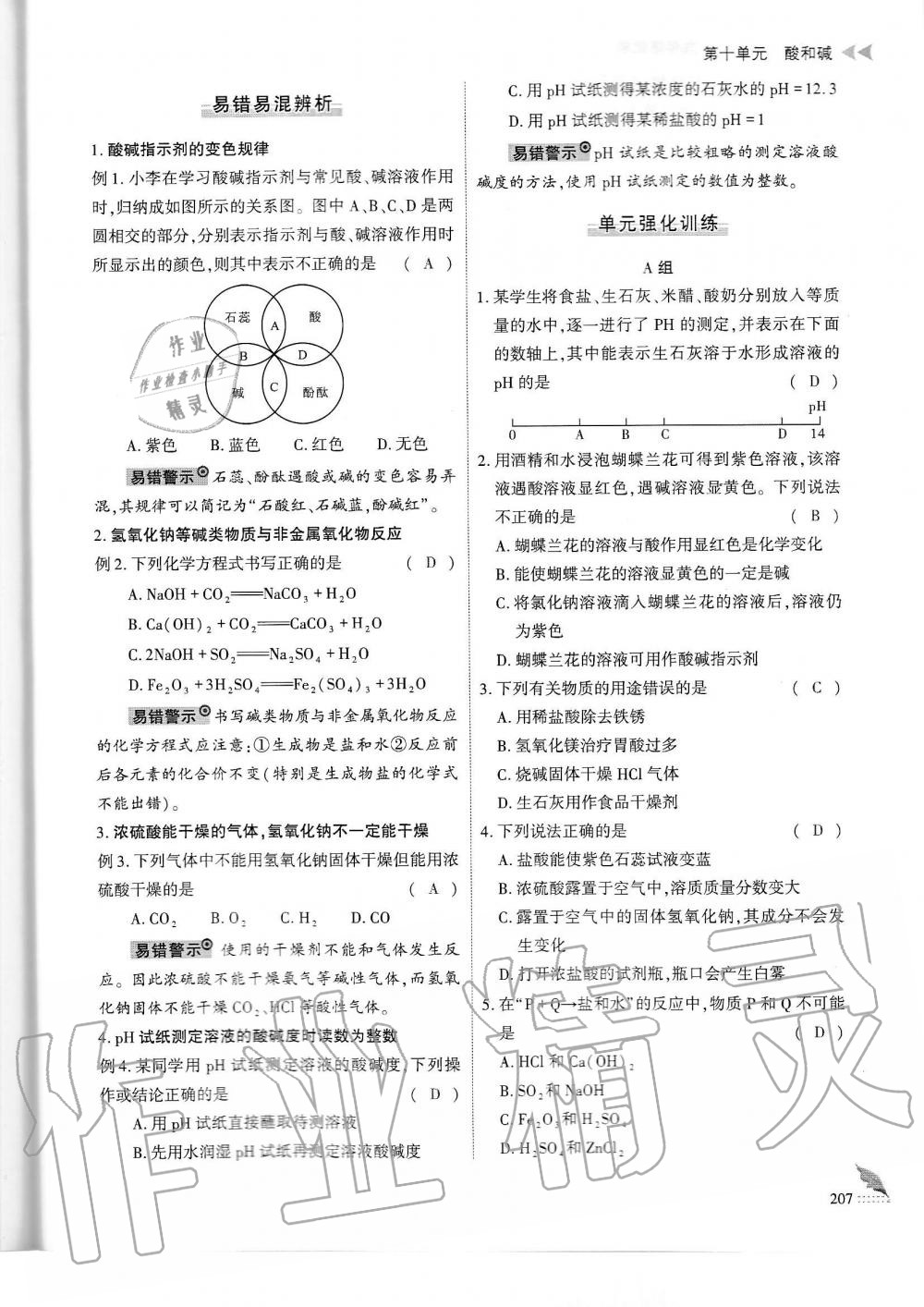 2019年蓉城優(yōu)課堂給力A加九年級化學(xué)全一冊人教版 第207頁