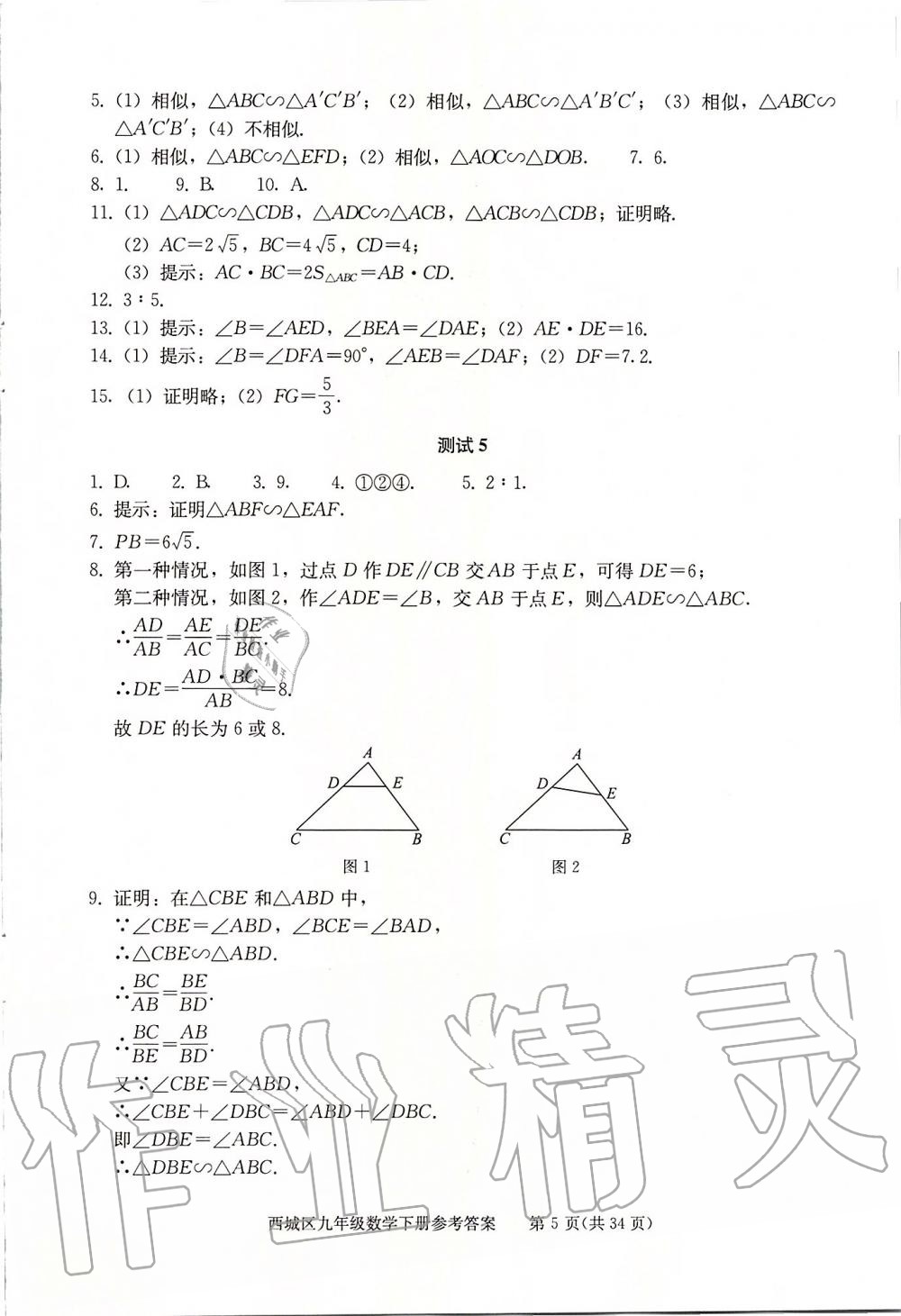 2020年學(xué)習(xí)探究診斷九年級數(shù)學(xué)下冊人教版 第5頁