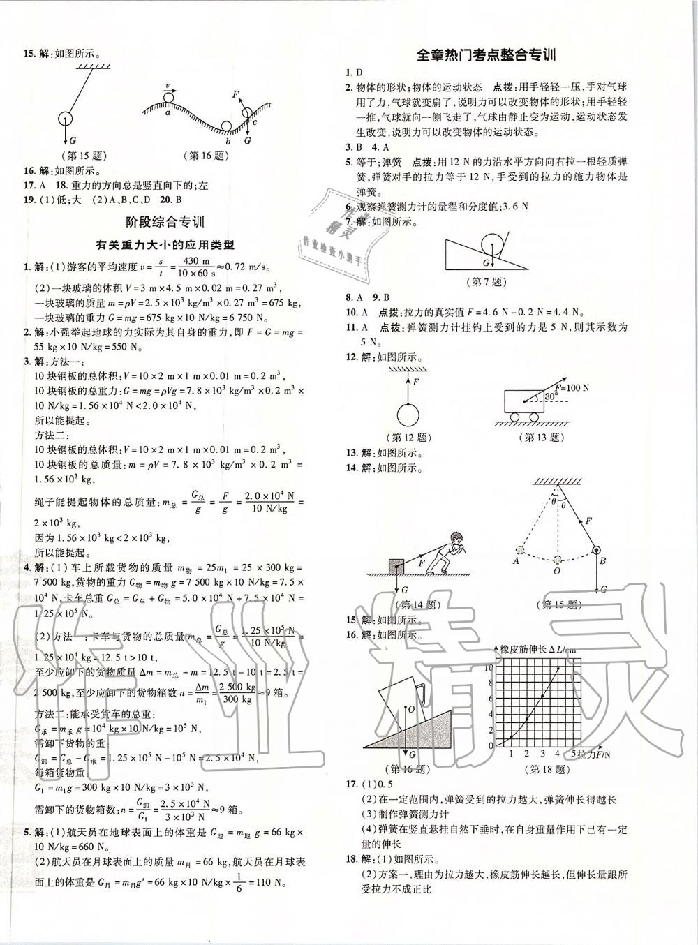 2020年點撥訓(xùn)練八年級物理下冊人教版 第2頁