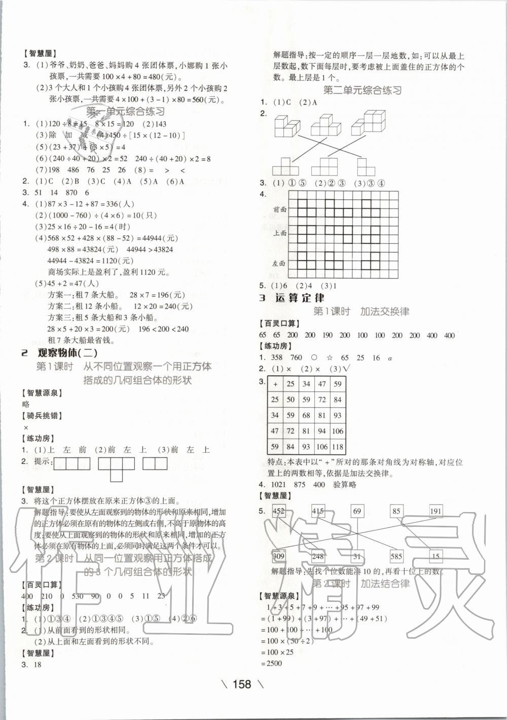 2020年全品學(xué)練考四年級(jí)數(shù)學(xué)下冊(cè)人教版 第2頁(yè)