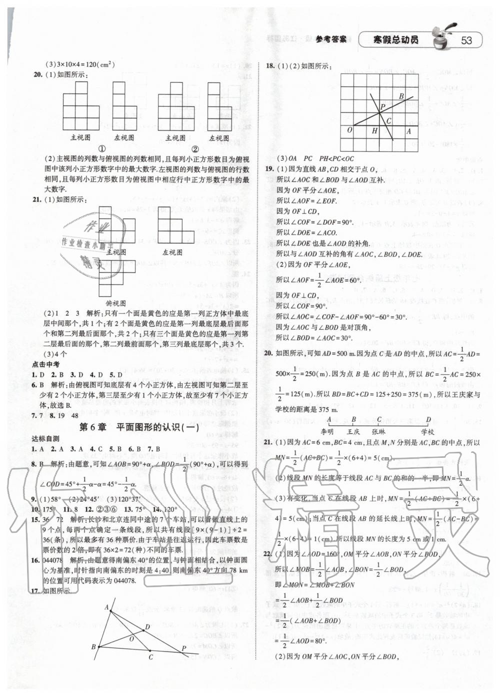 2020年經(jīng)綸學(xué)典寒假總動(dòng)員七年級(jí)數(shù)學(xué)蘇科版 第3頁