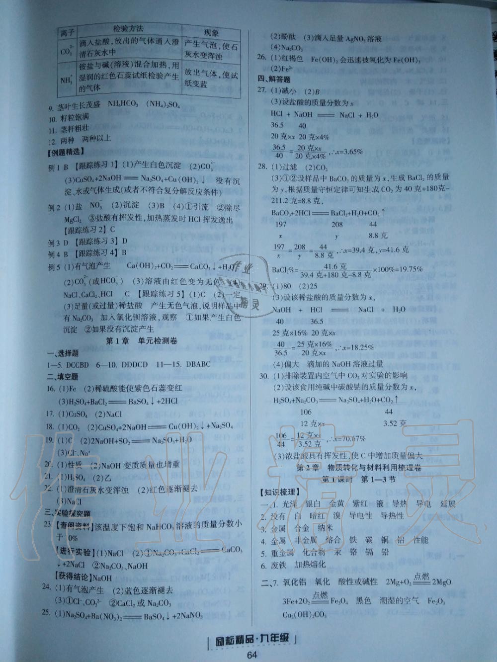 2019年勵耘書業(yè)浙江新期末九年級科學(xué)上冊浙教版 第2頁