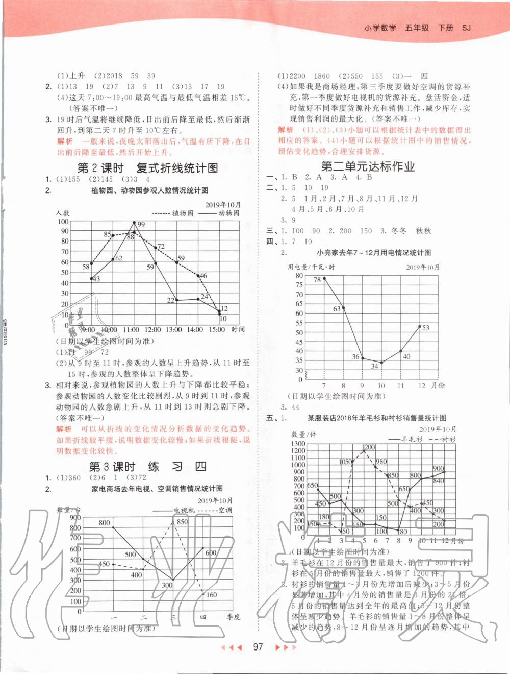 2020年53天天練小學(xué)數(shù)學(xué)五年級(jí)下冊(cè)蘇教版 第5頁(yè)