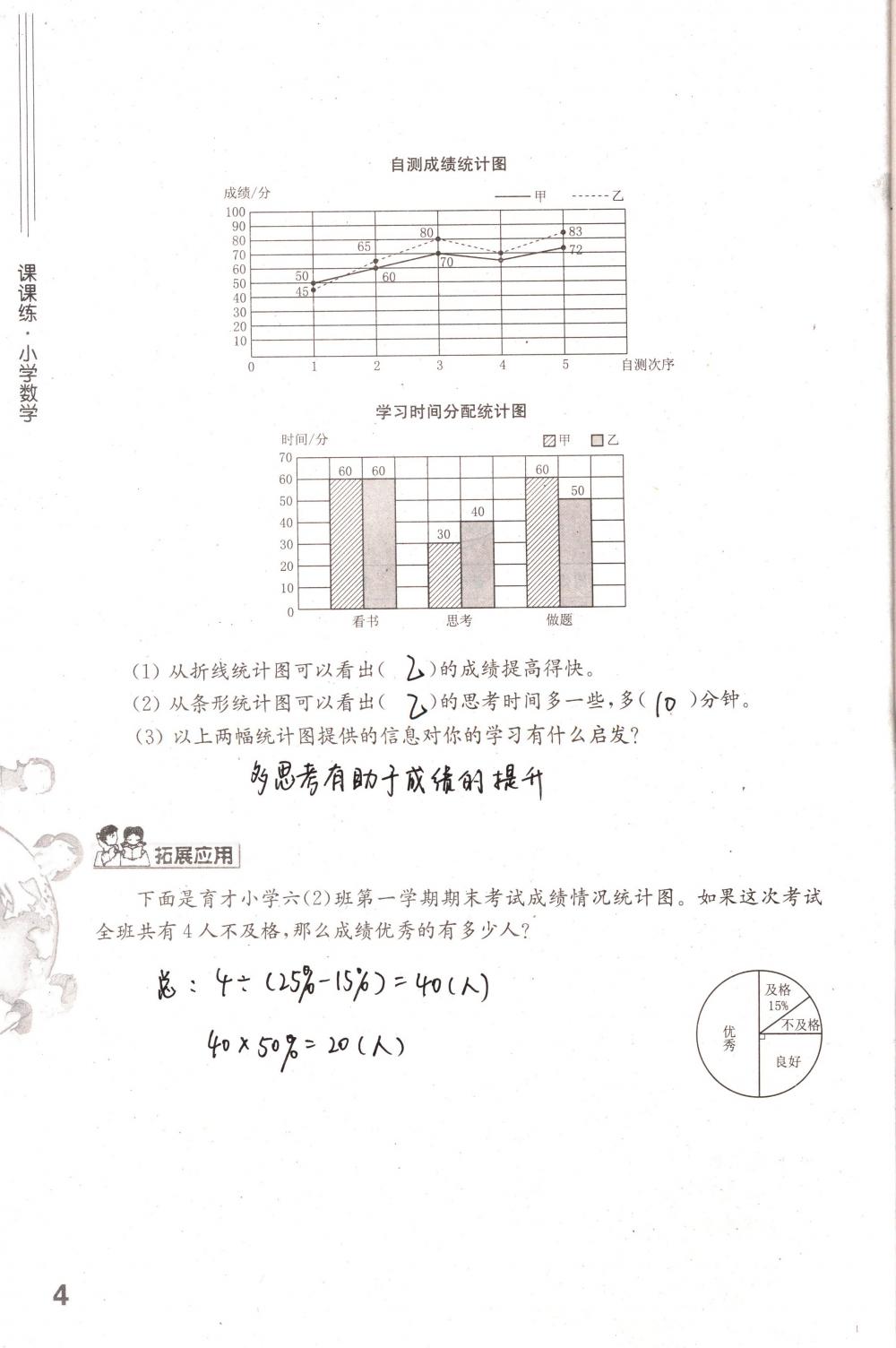 2018年課課練小學(xué)數(shù)學(xué)六年級(jí)下冊(cè)蘇教版 第4頁(yè)