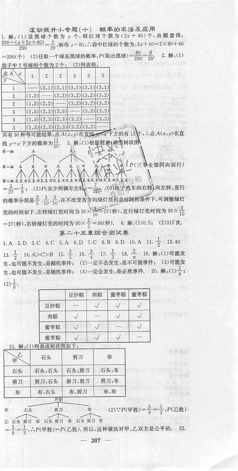 2018年課堂點睛九年級數(shù)學(xué)上冊人教版 第36頁