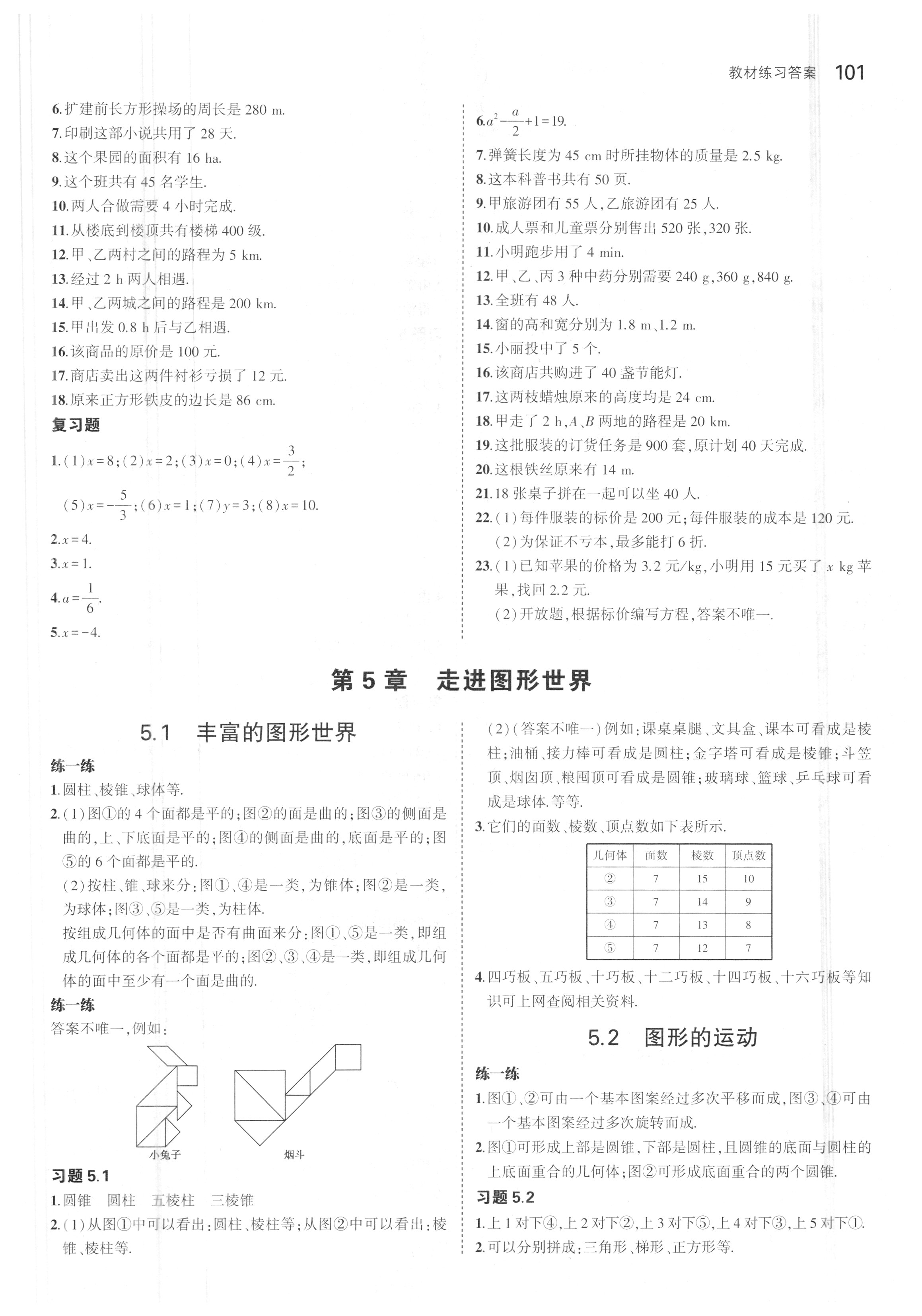 2018年課本蘇科版七年級(jí)數(shù)學(xué)上冊(cè) 第7頁