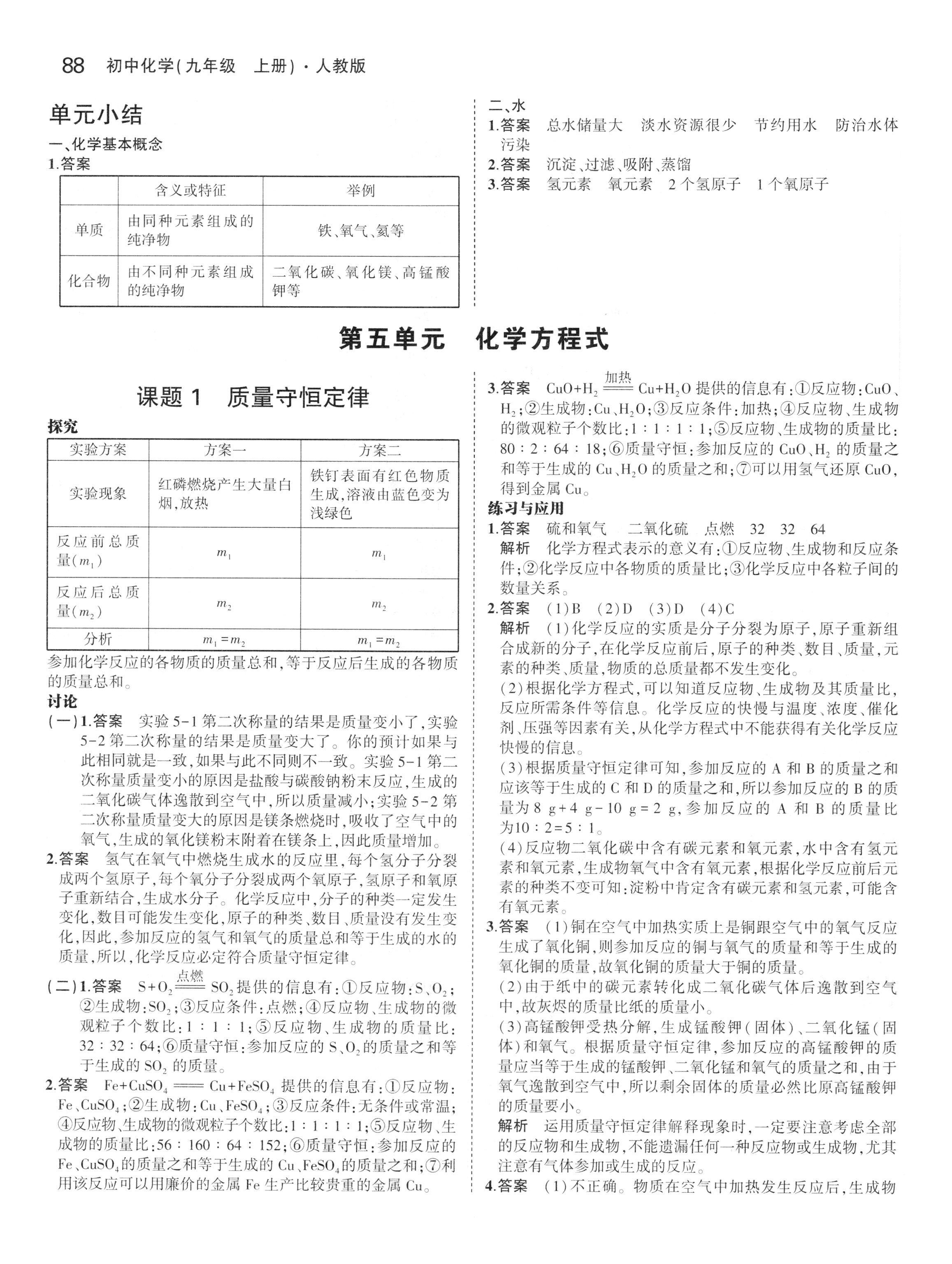 课本人教版九年级化学上册 第10页