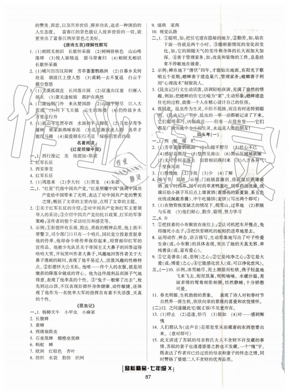 2019年勵(lì)耘書(shū)業(yè)浙江新期末七年級(jí)語(yǔ)文下冊(cè)人教版 第23頁(yè)