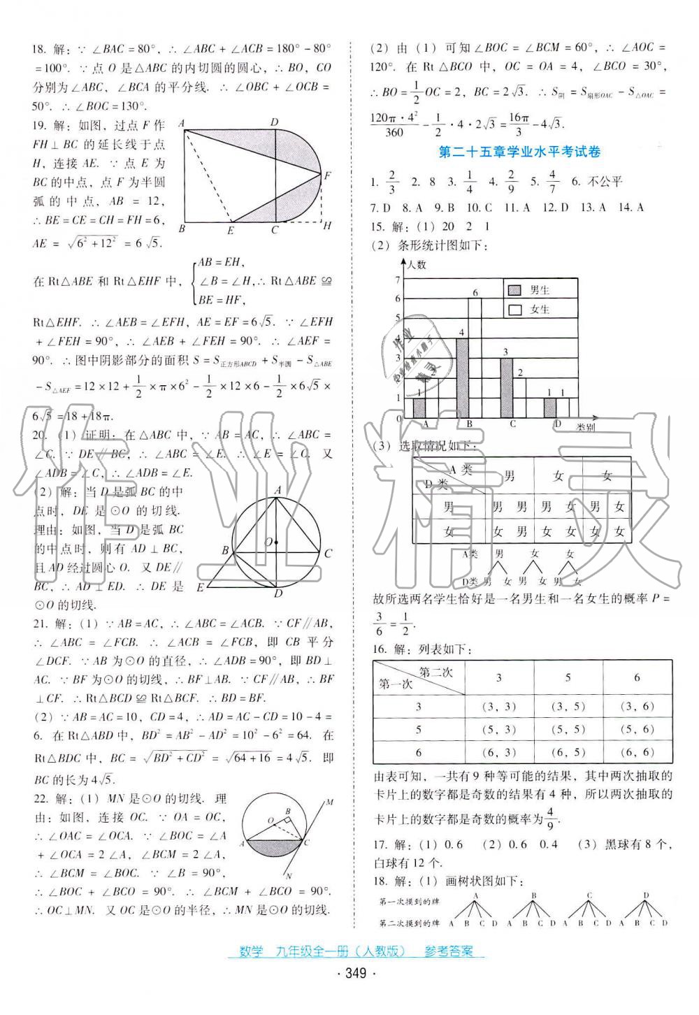 2019年云南省標準教輔優(yōu)佳學案九年級數(shù)學全一冊人教版 第8頁