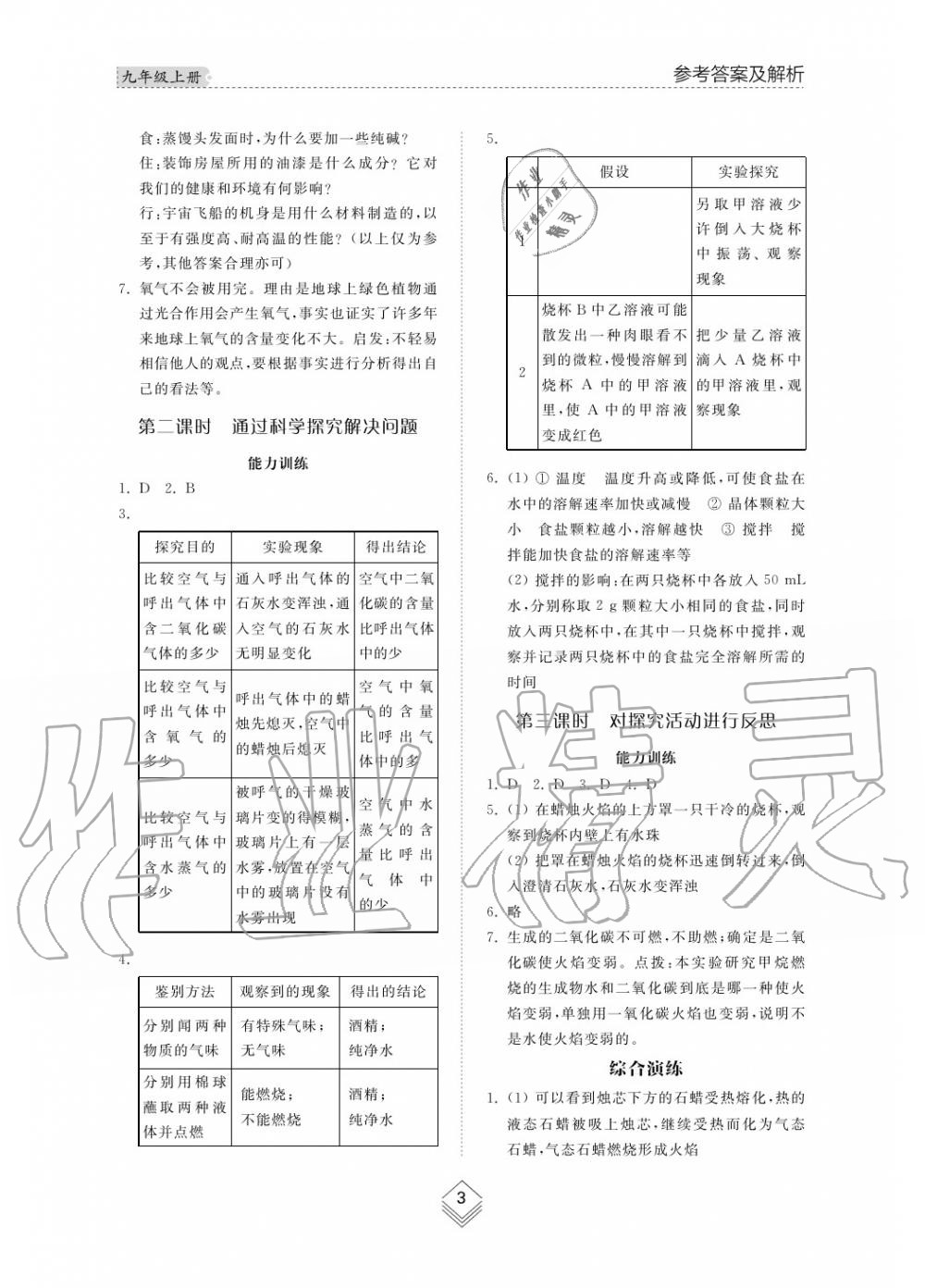 2019年綜合能力訓(xùn)練九年級(jí)化學(xué)上冊(cè)魯教版六三制 第3頁(yè)