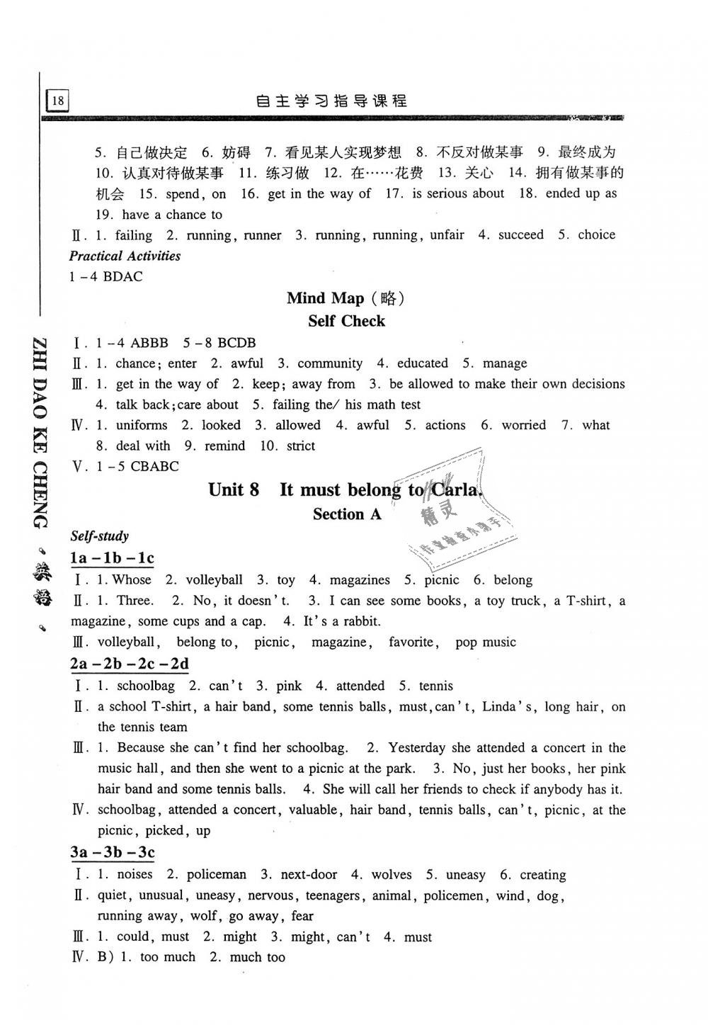 2019年自主學(xué)習(xí)指導(dǎo)課程九年級英語上冊人教版 第18頁