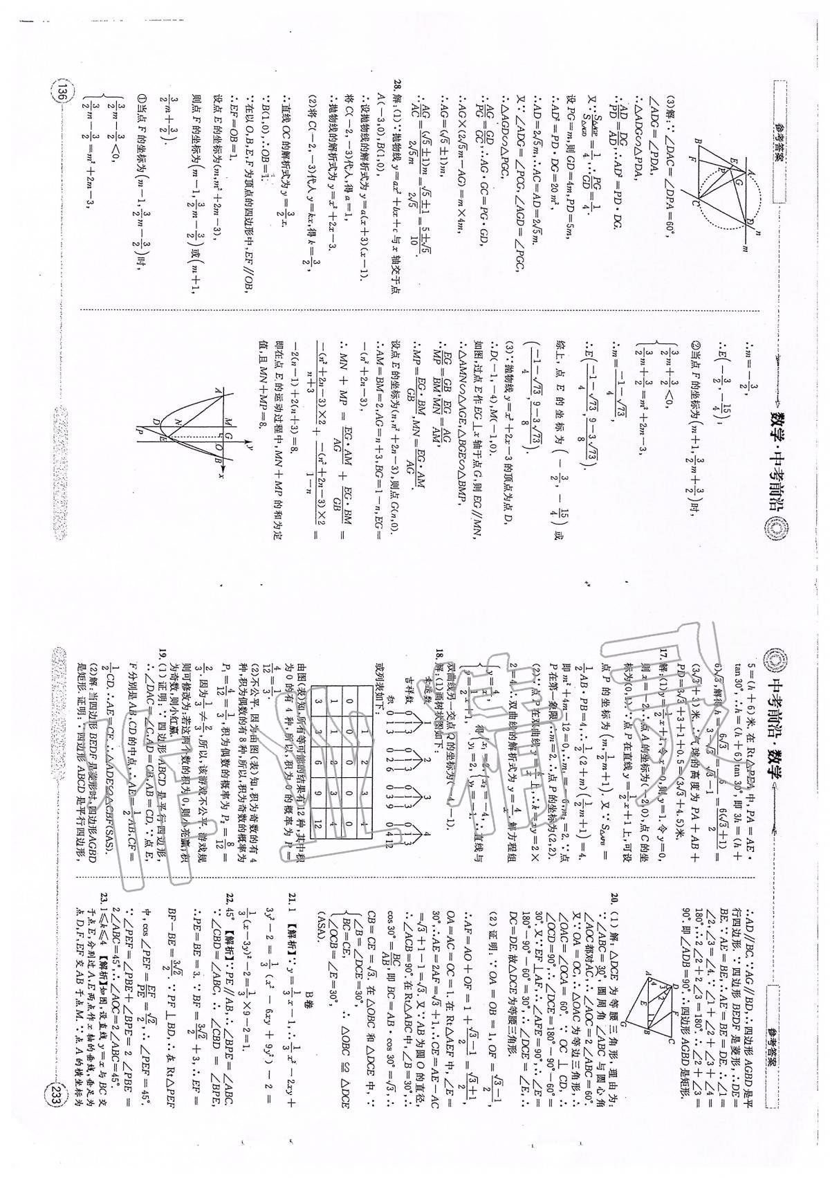 2020年中考前沿數(shù)學 第4頁