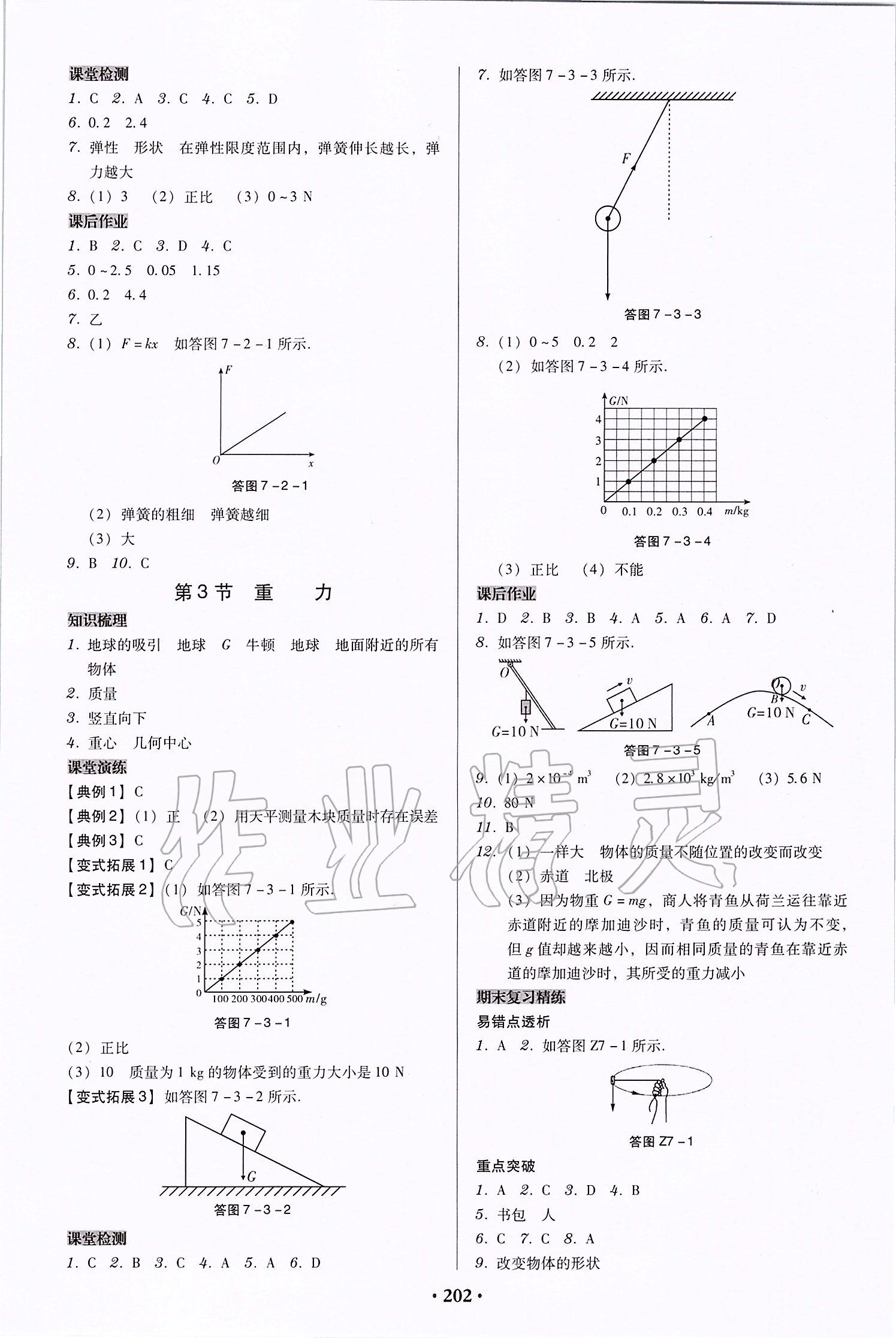 2020年百年學(xué)典廣東學(xué)導(dǎo)練八年級(jí)物理下冊(cè)人教版 第2頁(yè)