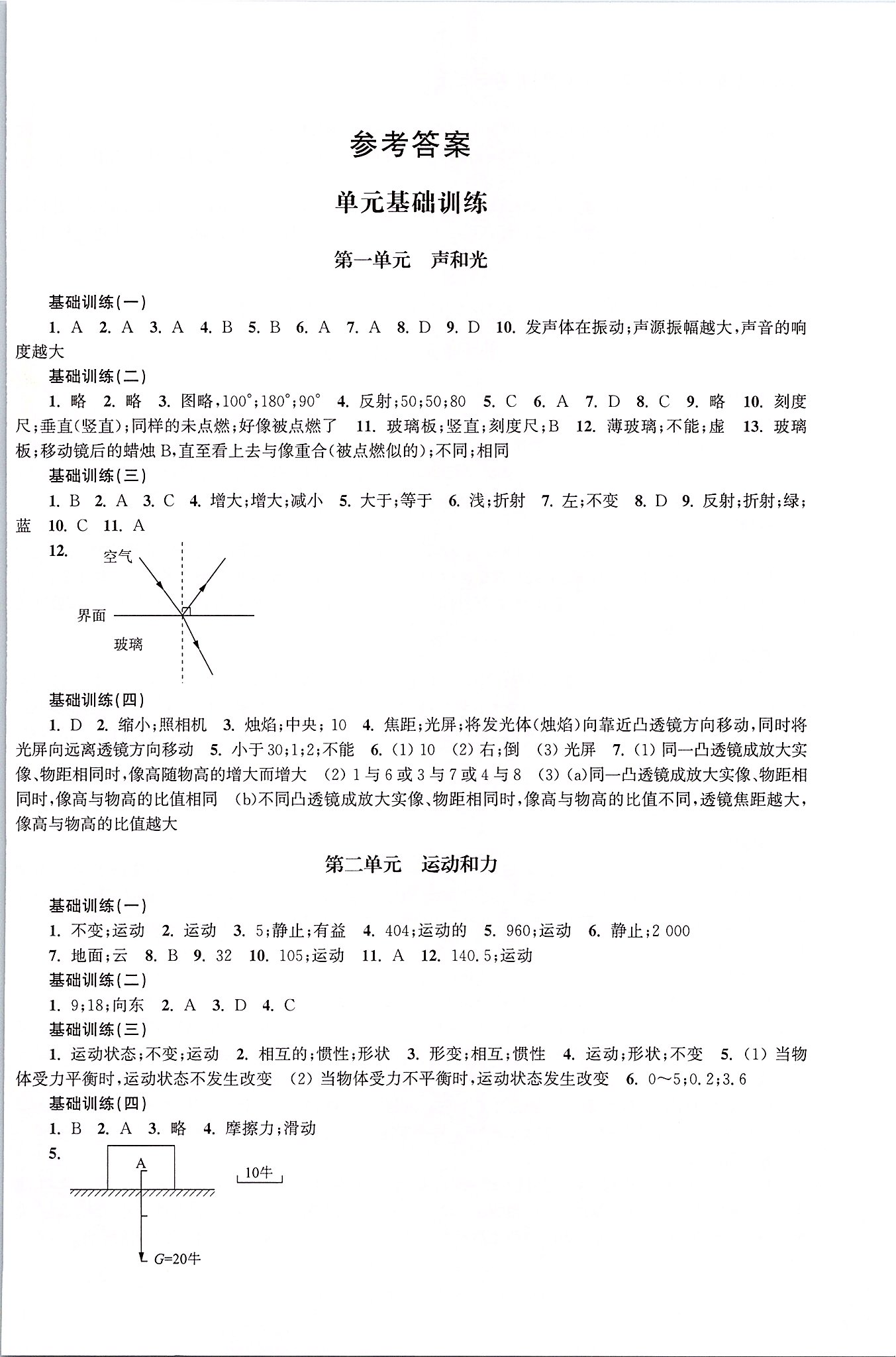 2020年上海中考總動(dòng)員物理 基礎(chǔ)訓(xùn)練版 第1頁