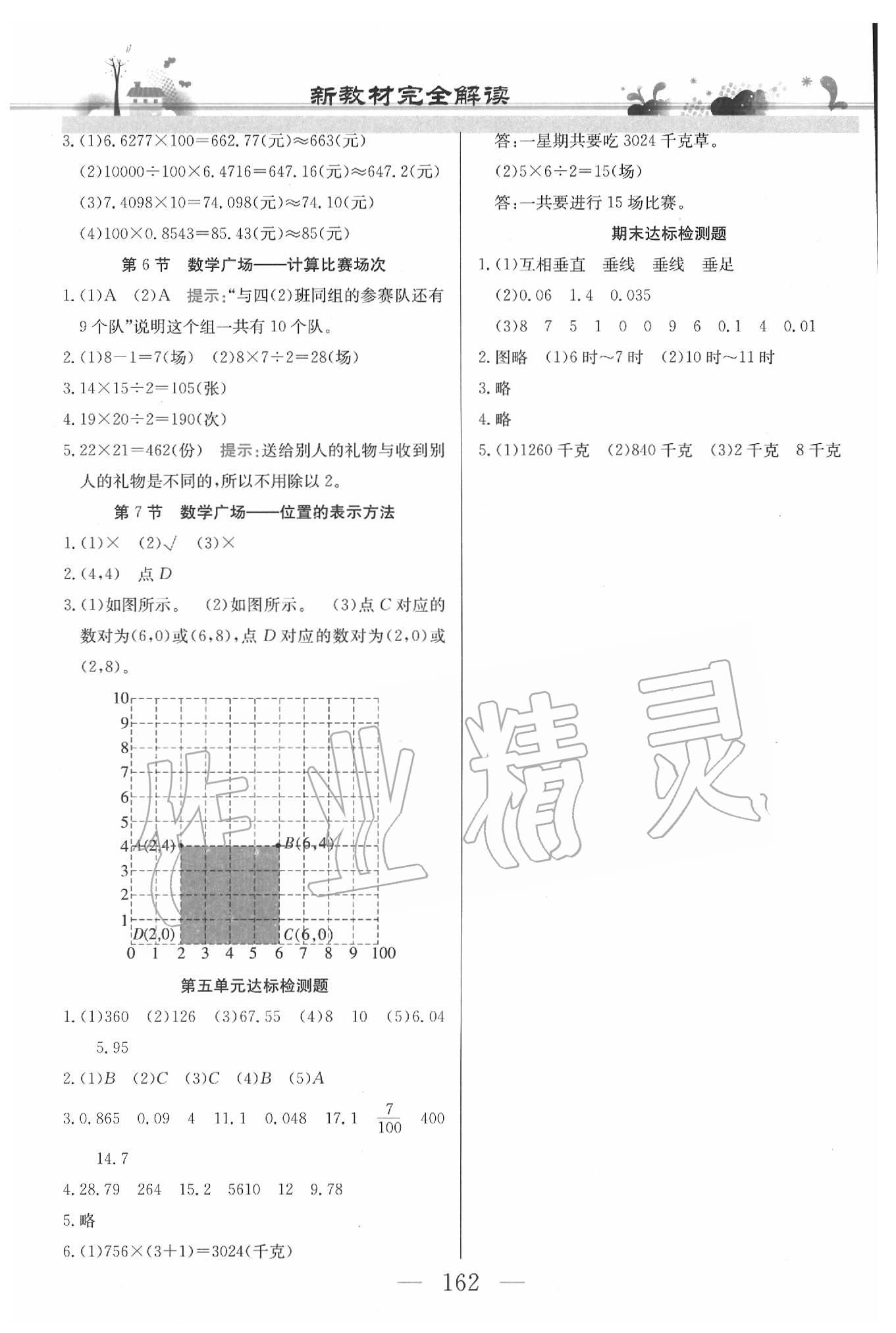 2020年課本四年級(jí)數(shù)學(xué)第二學(xué)期滬教版 第5頁