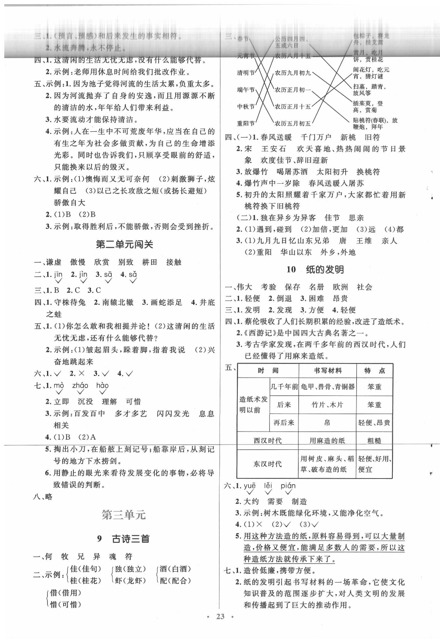 2020年人教金学典同步解析与测评学考练三年级语文下册人教版 第3页