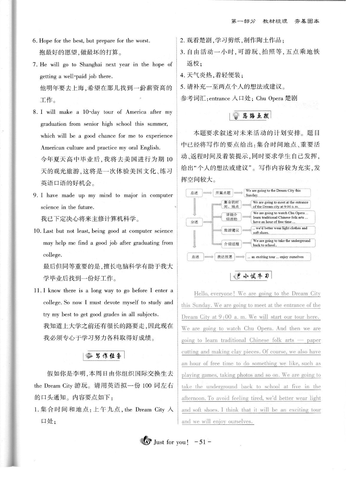 2020年蓉城优课堂给力A加九年级英语中考复习 参考答案第56页