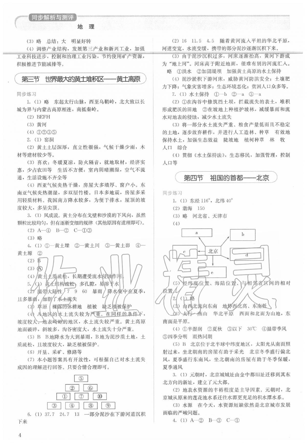 2020年人教金學(xué)典同步解析與測(cè)評(píng)八年級(jí)地理下冊(cè)人教版山西專用 第4頁(yè)