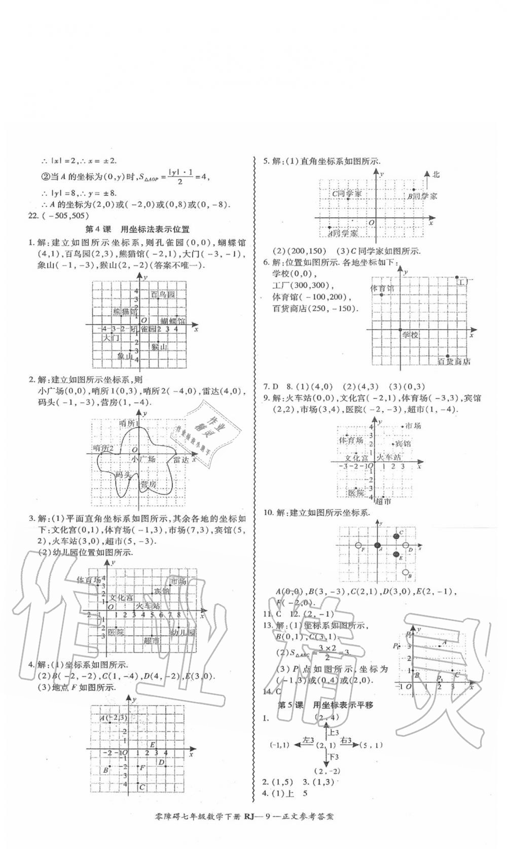 2020年零障礙導(dǎo)教導(dǎo)學(xué)案七年級數(shù)學(xué)下冊人教版 第10頁